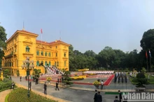 [Foto] Premier vietnamita preside recepción a su homólogo de Países Bajos