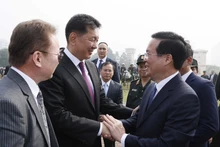 [Foto] Presidentes de Vietnam y Mongolia visitan al Alto Mando de la Policía Móvil 