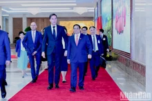 [Foto] Premieres de Vietnam y Países Bajos presencian intercambio de documentos de cooperación