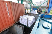 El arroz vietnamita para la exportación. (Fotografía: VNA)