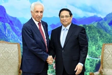 [Foto] Premier vietnamita recibe a ministro de Estado para los Asuntos Exteriores de Catar