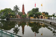Pagoda antigua de Tran Quoc, reliquia histórica y cultural nacional de Vietnam