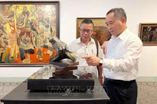 El Museo de Bellas Artes de Ciudad Ho Chi Minh alberga actualmente más de 22 mil artefactos, de diversos materiales y tipos. (Fotografía: VNA)