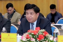 El ministro de Planificación e Inversión de Vietnam, Nguyen Chi Dung, en el evento. (Fotografía: VNA)