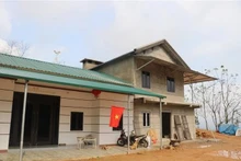 Una casa recién construida en la aldea de Nam Tra, comuna de Gia Phu, distrito de Bao Thang, provincia de Lao Cai. (Fotografía: VNA)