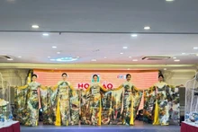 Modelos desfilan en el evento. (Fotografía: VOV)