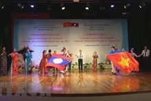 Efectúan un programa artístico por el Año de Solidaridad y Amistad Vietnam-Laos. (Fotografía: VNA)