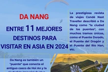 Da Nang entre los mejores destinos para visitar en Asia en 2024
