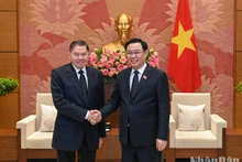 [Foto] Presidente del Parlamento vietnamita recibe a titular de Corte Suprema rusa