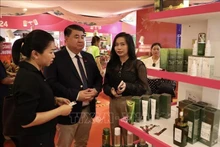 Se espera que el evento, que exhibirá productos de 40 empresas, presente artículos de marca vietnamita a los consumidores nacionales e internacionales. (Fotografía: VNA)