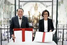 Ambas partes firman un programa de cooperación cultural entre los dos ministerios para el período 2024-2028. (Fotografía: VNA)