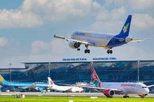 En el aeropuerto de Noi Bai. (Fotografía: vtv.vn)