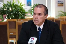 El presidente de Prensa Latina, Luis Enrique González Acosta. (Fotografía: VNA)