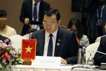 Nguyen Trung Khanh, jefe de la Administración General de Turismo de Vietnam, en el evento. (Fotografía: VNA)