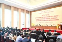 [Foto] Máximo legislador de Vietnam preside conferencia de diputados a tiempo completo