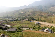 La comuna de Ta Van desarrolla fuertemente el ecoturismo comunitario con los alojamientos familiares. (Fotografía: VNA)