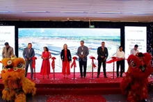 En el acto de inauguración. (Fotografía: Nhan Dan)