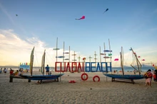 En la playa de Cua Dai, en Hoi An. (Fotografía: baovanhoa.vn)