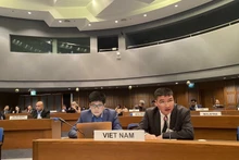 El consejero comercial vietnamita en Tailandia, Le Huu Phuc, en APEF 2023. (Fotografía: VNA)