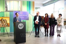 El embajador de Vietnam en Italia, Duong Hai Hung, en un evento en Turín. (Fotografía: VNA)