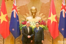 [Foto] Máximo legislador de Vietnam se reúne con primer ministro de Nueva Zelanda