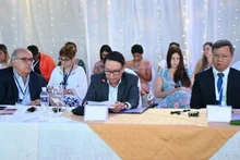 El vicepresidente permanente de la APV, Nguyen Duc Loi, habla en el evento. (Fotografía: VNA)