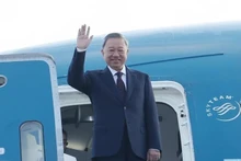 El presidente de Vietnam, To Lam, parte rumbo a Laos y Camboya. (Fotografía: Nhan Sang/VNA)