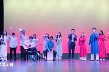 Una actuación en el Día de la Cultura de Vietnam 2024, celebrado en Wellington, la capital de Nueva Zelanda. (Fotografía: VNA)