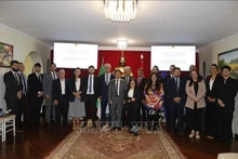 Los participantes en el Encuentro Empresarial Vietnam-Brasil. (Fotografía: VNA)