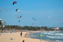 La playa de Mui Ne, en Binh Thuan. (Fotografía: Nhan Dan)