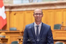 El presidente del Consejo Nacional (Cámara Baja) de Suiza, Martin Candinas. (Fotografía: VNA)