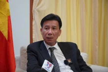 El embajador de Vietnam en Indonesia, Ta Van Thong, en la entrevista. (Fotografía: VNA)
