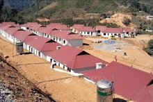 La zona de reasentamiento de la aldea de Ta Han. (Fotografía: VNA)