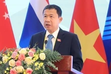 Vu Hai Ha, jefe de la Comisión de Relaciones Exteriores de la Asamblea Nacional de Vietnam y también subjefe del Comité Organizador de la IX Conferencia Mundial de Jóvenes Parlamentarios. (Fotografía: VNA)