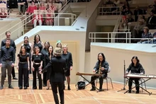 Canciones populares vietnamitas impresionan en una famosa sala de conciertos de Berlín. (Fotografía: VNA)