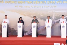 [Foto] Premier vietnamita da inicio a la construcción del puente de Tu Lien