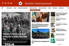 Prensa argentina resalta significado perdurable de victoria de Dien Bien Phu. (Fotografía: captura de pantalla)