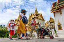 Turistas en Bangkok, Tailandia. (Fotografía: AFP/VNA)