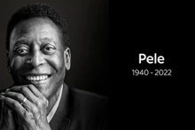 El "Rey del fútbol" Pelé.