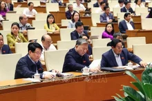 Diputados de la Asamblea Nacional votaron a favor de aprobar la Ley de Justicia para Menores. (Fotografía: VNA)