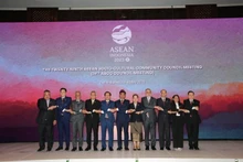 Participantes en la reunión. (Fotografía: asean.org)