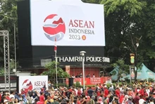 Afiche para promover el Año de la Presidencia de la Asean en Indonesia 2023. (Fotografía: VNA)