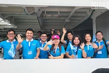 Delegados de la capital nacional, Hanói. (Fotografía: Nhan Dan)