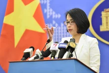 La vocera adjunta de la Cancillería de Vietnam Pham Thu Hang. (Fotografía: VGP)