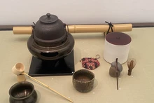 Una obra en la exhibición. (Fotografía: qdnd.vn)