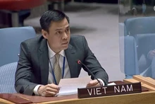 El embajador Dang Hoang Giang, jefe de la misión permanente de Vietnam ante las Naciones Unidas. (Fotografía: VNA)