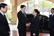 [Foto] Jefe de Estado vietnamita rinde homenaje al general Khamtay Siphandone