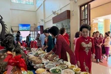 Vietnamitas en Tailandia se reúnen para celebrar el Tet. (Fotografía: VNA)
