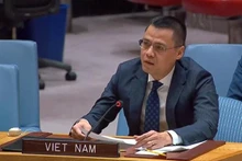 El embajador Dang Hoang Giang, jefe de la delegación vietnamita ante las Naciones Unidas. (Fotografía: VNA)