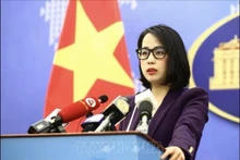 La portavoz del Ministerio de Relaciones Exteriores de Vietnam, Pham Thu Hang. (Fotografía: VNA)